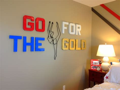 Gymnasts room | Gymnastics room, Gymnastics room decor, Gymnastics bedroom