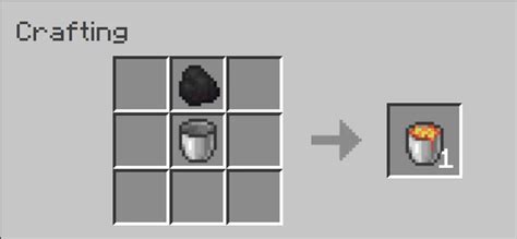 Minecraft, but you can craft lava bucket! Minecraft Data Pack