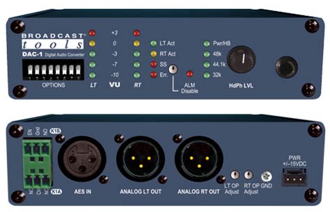 DAC-1 – Digital Audio Converter – Broadcast Tools | Problem Solved