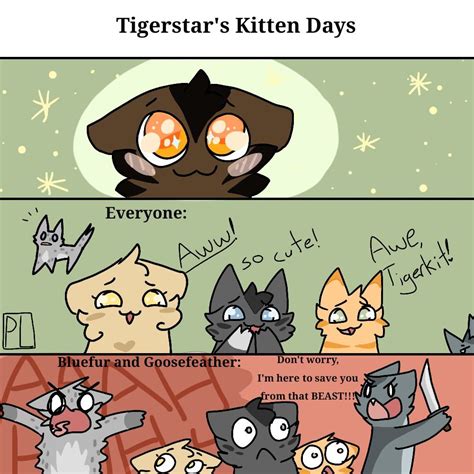 Tigerstar's Kitten days | Warrior cats comics, Warrior cats fan art, Warrior cats books