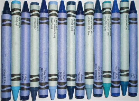 Blue Crayola Crayon Colors