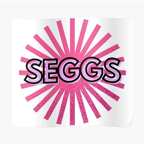 "SEGGS" Poster for Sale by Planetcute | Redbubble