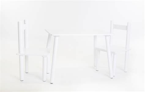 Buy Kids Classic Table & Chairs Set - White | Grays Australia