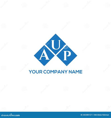 AUP Letter Logo Design on White Background. AUP Creative Initials ...