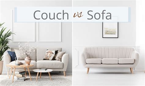 Couch Vs Sofa - What's The Difference? – SOFABED