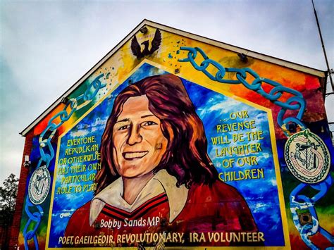 Mural of Bobby Sands, 49 Falls Rd, Belfast | Belfast murals, Mural, Bobby sands