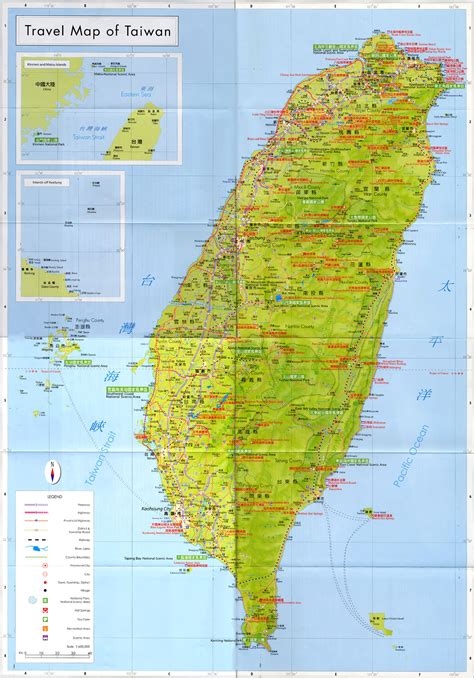 Maps of Taiwan | Detailed map of Taiwan in English | Tourist map of Taiwan | Road map of Taiwan ...