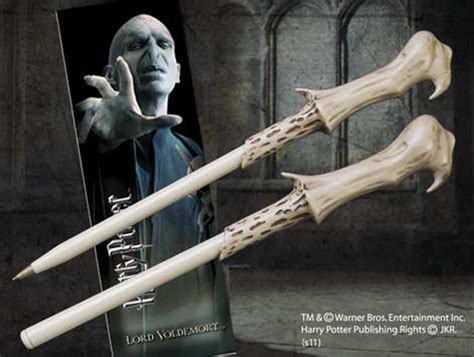 Harry Potter Voldemort Wand Pen & Bookmark By Noble Collection ...