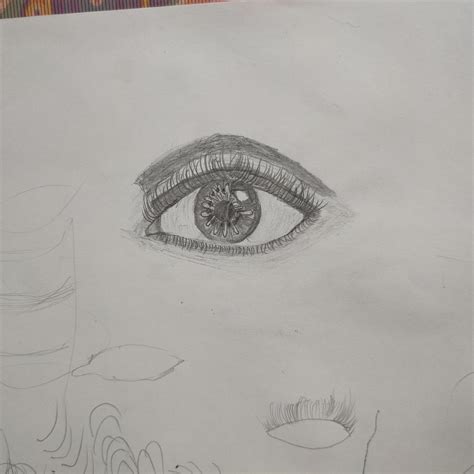 My third attempt to draw a realistic eye : r/learntodraw