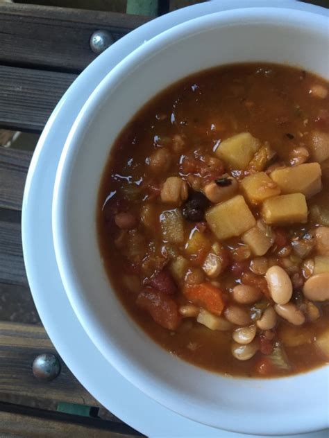 Vegan Multi Bean Soup – Slow Cooker | Slow cooker soup, Multi bean soup recipe, Vegan slow cooker