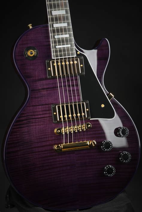 Gibson Custom Shop Les Paul Custom Figured Purple Widow 9.13 #CS000413 ...