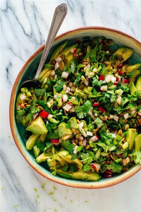 Fresh Herbed Avocado Salad Recipe - Cookie and Kate