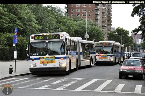 (New York MTA) 2002 New Flyer D60HF "Galaxy" Articulated #5546 | Flickr - Photo Sharing!