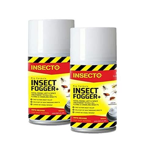 Insect Fogger for Fleas Bed Bug, Flies, Moths Bomb Fogger Kill All One ...