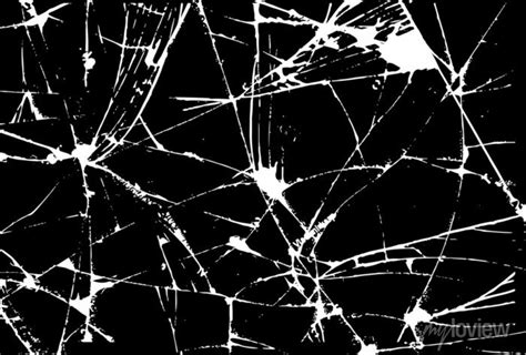 Black Broken Glass Texture