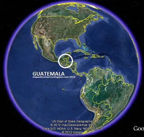 Mapa De Guatemala Satelital - Image to u