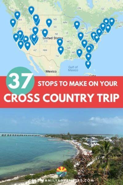 37 Stops For The Best Cross Country Road Trip [Map Included] | Road trip planning, Cross country ...