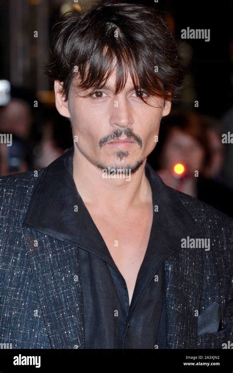 Johnny Depp. "Sweeney Todd" Premiere, Odeon Leicester Square, London ...