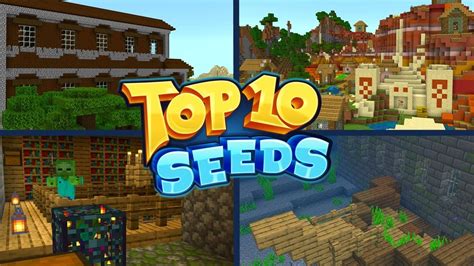 TOP 10 BEST NEW SEEDS For Minecraft Bedrock Edition! (Pocket Edition ...