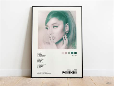 Ariana Grande - Positions Album Cover Poster | Architeg Prints