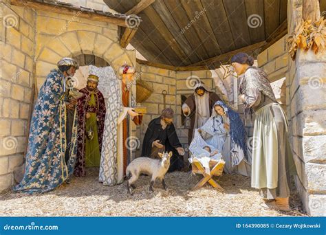 Traditional Nativity Scene Bethlehem Catholic Religion Stock Image ...