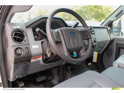 Steel Interior 2013 Ford F550 Super Duty XL Regular Cab 4x4 Dump Truck ...