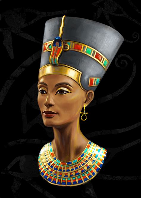 Egyptian Queen Nefertiti Drawing