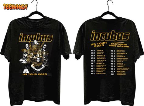 Incubus Band US Tour 2023 T Shirt, Incubus Summer Tour Shirt