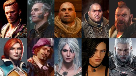 Top 10 The Witcher Characters by HeroCollector16 on DeviantArt