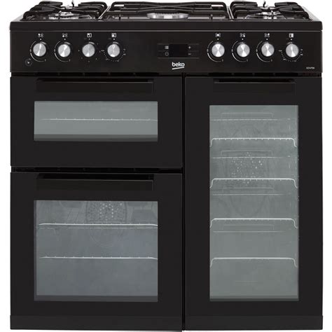 Beko KDVF90K 90cm 5 Burners A/A Dual Fuel Range Cooker Black New 5023790044844 | eBay