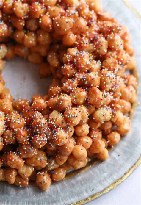 Easy Homemade Struffoli {Authentic Recipe & Video} | Cookies and Cups