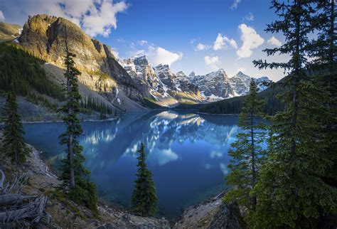 Lake Scenery Alberta Trees 5k Wallpaper,HD Nature Wallpapers,4k ...