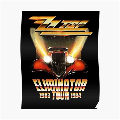 Zz Top Eliminator Posters | Redbubble