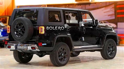 New Muscular Mahindra BOLERO BLACK 2021 In India Inside And Exterior ...