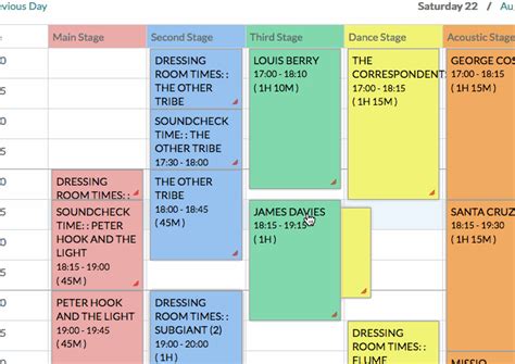 Event Scheduling Template