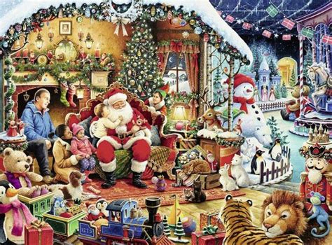 'Let's visit Santa' | Ravensburger | Christmas Puzzle 1000 Pieces