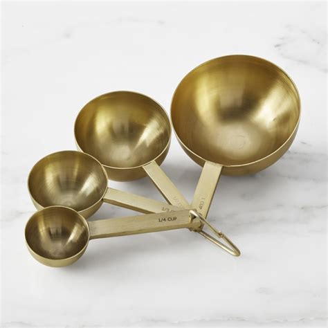 Gold Measuring Cups & Spoons | Williams Sonoma