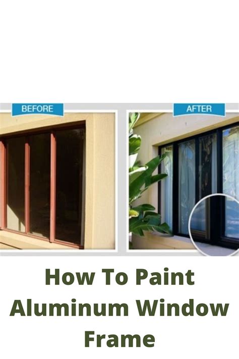 How To Paint Aluminum Window Frame | Diy exterior brick, Brick exterior house, Diy exterior ...