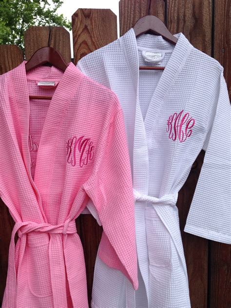 Monogrammed Robes Bridesmaid Gifts Personalized waffle Robes