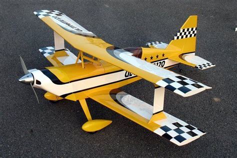 Giant Scale RC AIrplane Printed Plans & Templates Ultimate Biplane54 Inch Wing | #1806195125