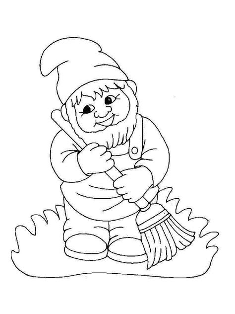 Gnome House Coloring Pages Coloring Pages