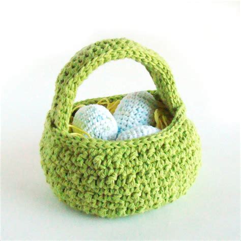 Easter Egg Basket Crochet Pattern PDF INSTANT DOWNLOAD - Etsy