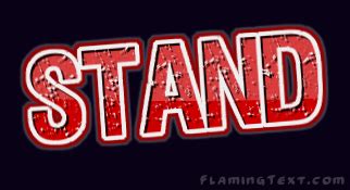 stand Logo | Free Logo Design Tool from Flaming Text