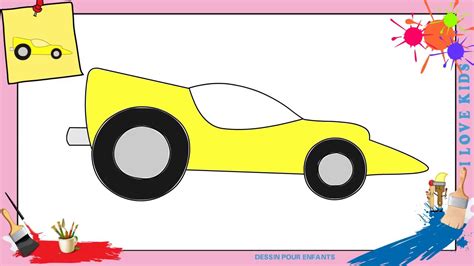 Dessin voiture de course 2 - Comment dessiner une voiture de course ...