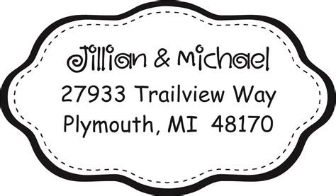 Wedding Monogram & Address Stamps - Ship in One Business Day!