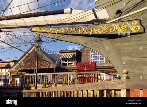 1990s SCHOONERS WHARF SHOPS BUILT AROUND THE SCHOONER TIVOLI BEACH ...