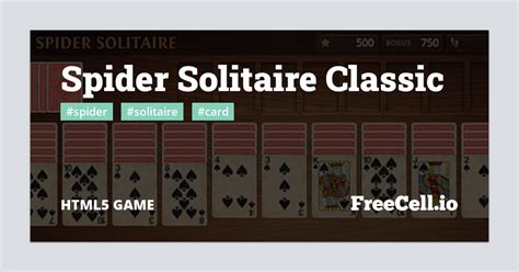 Play Spider Solitaire 4 Suits Classic