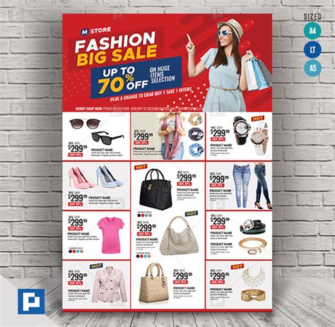 Fashion Store Sales Flyer - PSDPixel