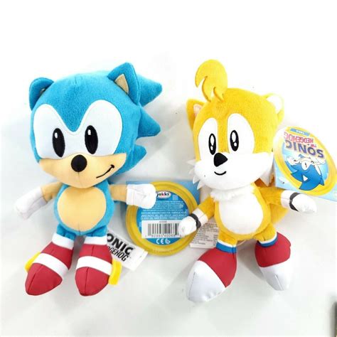 Sonic The Hedgehog Sonic and Tails Plush 8in Figure-Brand New | #4579232217