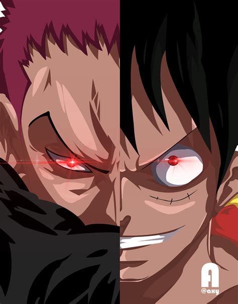 Monkey D. Luffy Vs Charlotte Katakuri.🔥 Haki Observation Les 2 futurs ...